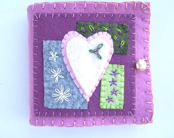 Embroidered Needle Book