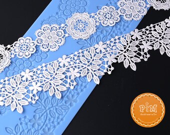Sugarcraft Flower silicone lace mold fondant mold cake decorating tools chocolate gumpaste mold wedding cake decoraton