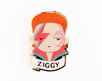 David Bowie ZIGGY Pin Brooch jewellery