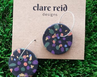 Handmade Statement Polymer Clay Earrings