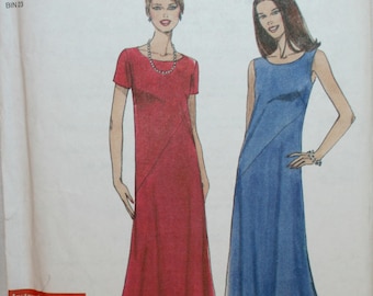 Misses' Dress - Sewing Pattern - Long Dress - Simplicity 9273 - New - Uncut - Size 8 - 10 - 12 - 14 - 16 - 18