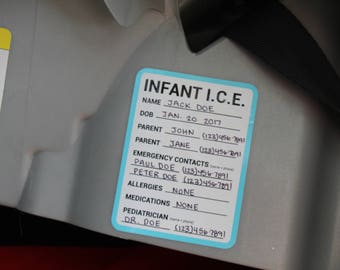 Car seat stickers | Etsy