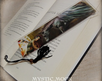 Brutaliton... Bookmark...Fairy with befriending a baby/foal Pegasus... fantasy fairy art