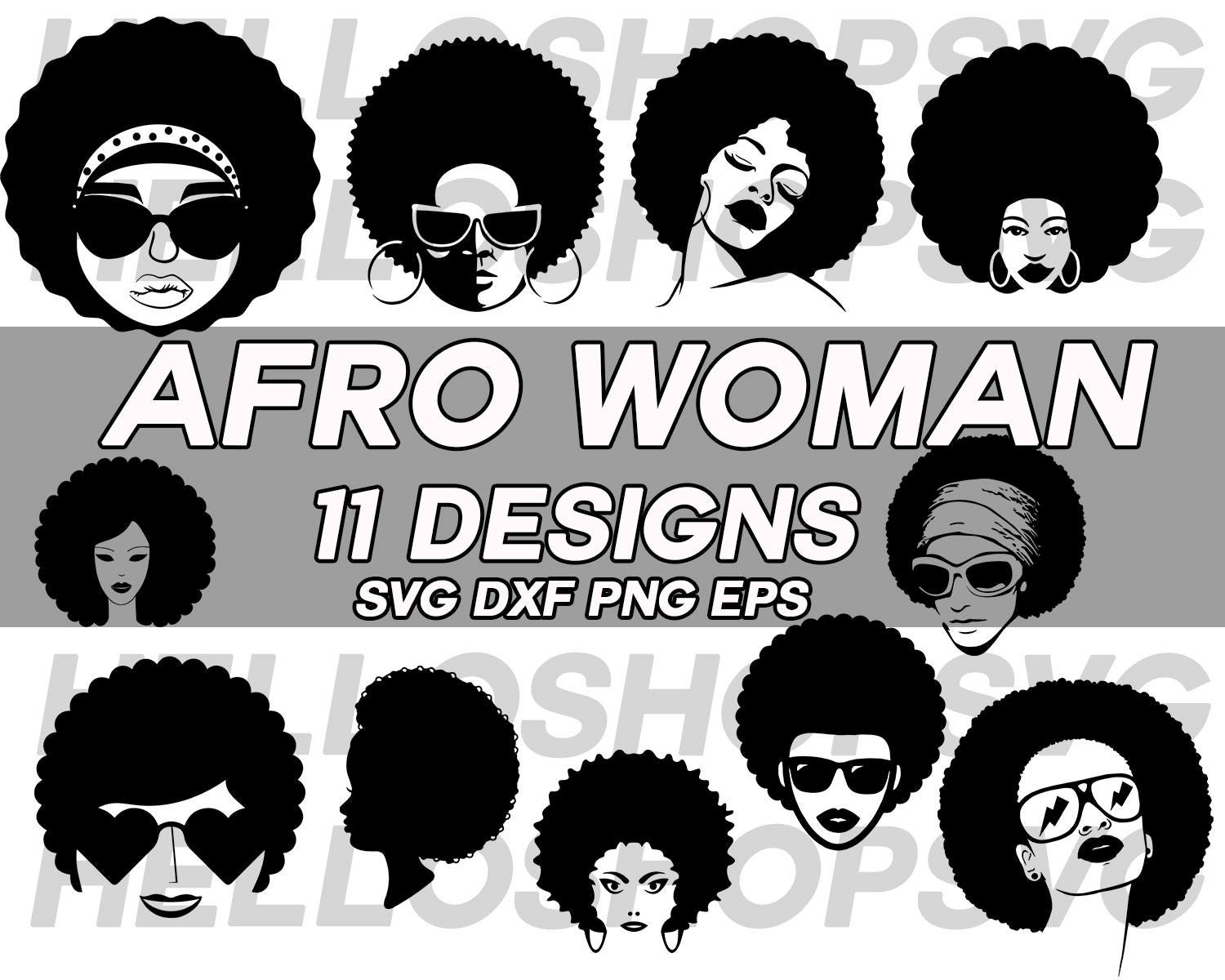 Free Free 108 Black Afro Woman Svg Free SVG PNG EPS DXF File