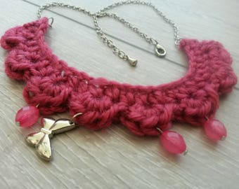 Necklace chain and hook with tassels