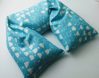 Organic Cotton Flax Seed Heating pad with Organic Herbs Microwavable Heating pad - Microwave neck wrap - Organic cotton - Fathers Day Gift