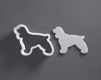 Cocker Spaniel cookie cutter, dog cookie cutter, Cockerspaniel, dog breeds