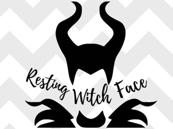 Download resting witch face SVG disney SVG halloween halloween svg
