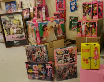 VINTAGE BARBIE MYSTERY Box Collection|Vintage Barbie Toys and Games|Barbie Comic Books|Vintage Barbie Puzzles|Barbie Dolls