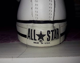 All Star/Made in USA (8US) LEATHER! (IRREGULAR) extreem rare!