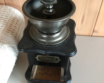 Vintage coffee grinder mill