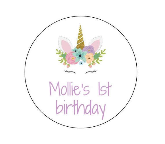 Unicorn name labels free