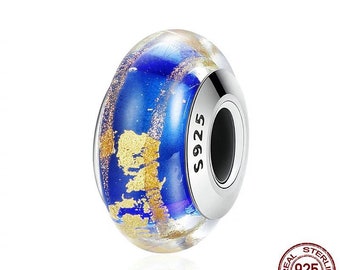 Ocean Murano Bead Charm