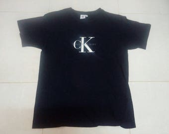 Vintage calvin klein jeans CK logo simple
