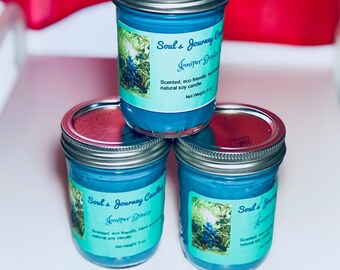 Juniper Breeze 6 oz soy candle