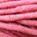 Crimson Hand Felted Hand Dyed Art Yarn/Cord