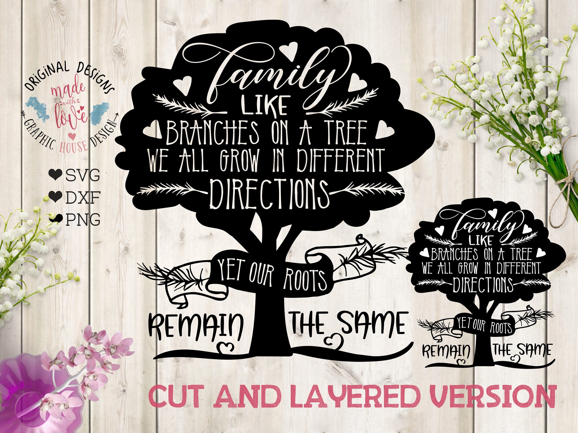 Family Tree svg Family Like Branches on a tree we all grow in