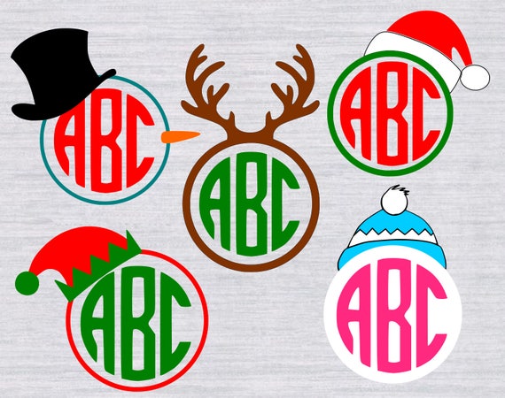 Download Christmas Monogram Frames SVG Christmas monogram SVG winter