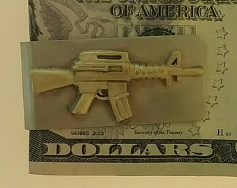 AR15 rifle money clip