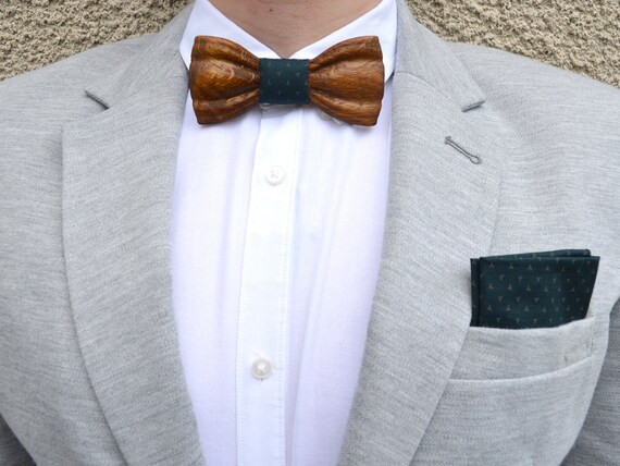 Gentlemanly wooden bow tie. Wedding bow tie bowtie wood bow