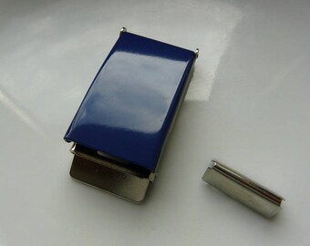 Navy Blue buckle metal 25 mm