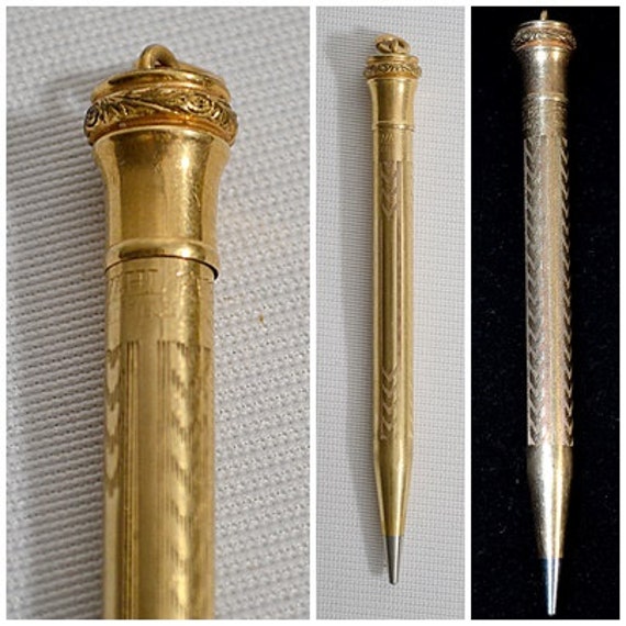 Vintage Art Deco Wahl Eversharp Gold Filled Mechanical Pencil
