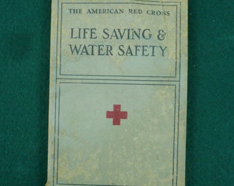 1937 American Red Cross Life Saving & Water Safety Book