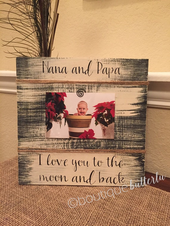 I Love Nana Picture Frame Ideas Nana Papa Personalized Picture Frame Mimi Gigi Grandma