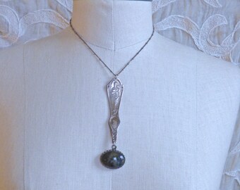 ON TOUR until April 25th-Labradorite Muse Necklace