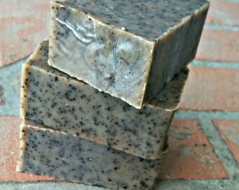 Coffee Buzz Handmade Soap, All Natural Soap, Coffee Soap, Unscented Soap, Kitchen Soap, Scrub Soap, Exfoliating Soap, Vegan soap