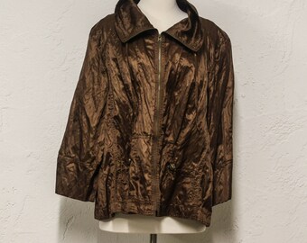 bronze lightweight jacket