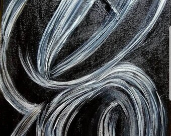 12 x 16 Acrylic on canvas abstract painting