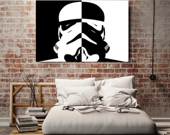 Stormtrooper helmet Poster, Star wars Stormtrooper, Star wars minimalist, Stormtrooper art, Stormtrooper poster, Star Wars wall art
