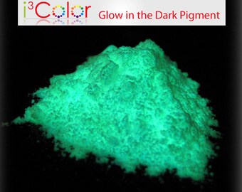 ON SALE!! Glow in the Dark Phosphorescent Pigment Powder for Nail Art, Soap Making, Candle Making, Polymer Clay and other Craft Projects