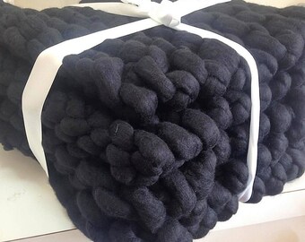 Baa Baa Black Sheep Wool Chair Pads x 4