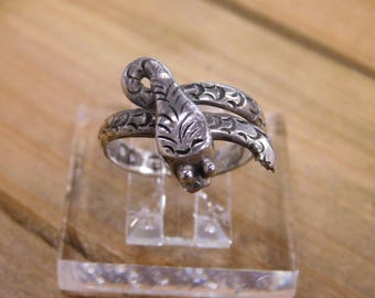 Sterling Silver Adjustable Snake Ring