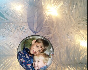 Custom Photo Christmas Tree Ornament