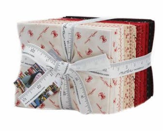 Needle & Thread Gatherings by Primitive Gatherings for Moda Fat Quarter Bundle 35 FQ