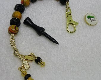 Golf Stroke Counter with Handmade Beads