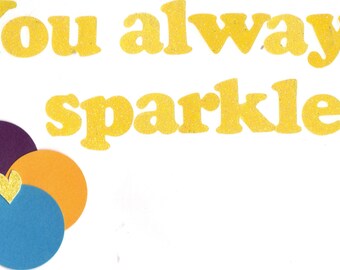 You Always Sparkle Postcard