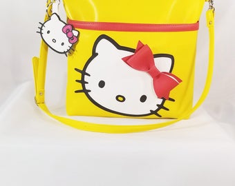 Kitty crossbody bag, Beach Bag, Boho Bag, Resort Tote, Hobo Tote, Casual Bag, Purse, gift for her
