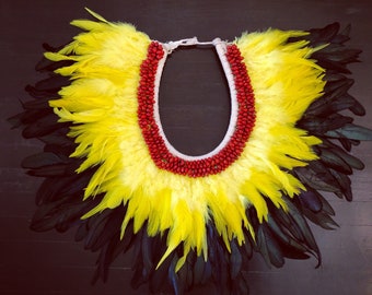 Feather necklace