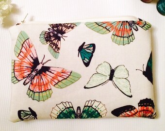 Essential oil travel case, holds 8-11 bottles, Butterfly essential oil Bag Essential oil gift Essential oil storage