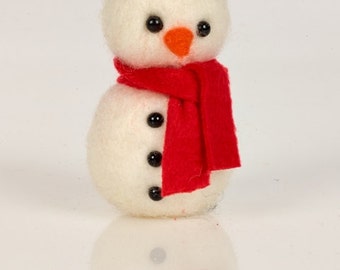 Snowman Needle Felting Kit