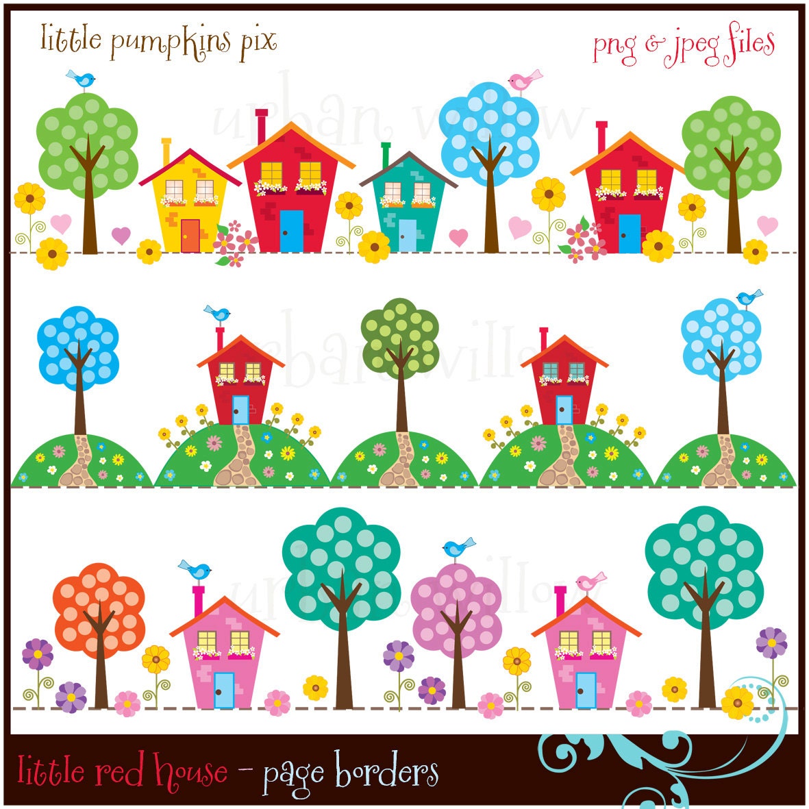 Cute House Clipart New Home Digital Scrapbook Page Cute House Clipart New Home Digital Scrapbook Page