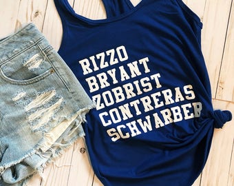 Cubs Tank - Cubs Shirt - Cubs Womens Shirt - Cubs Apparel - Baseball Tank - Baseball Shirt - Cubs baseball -