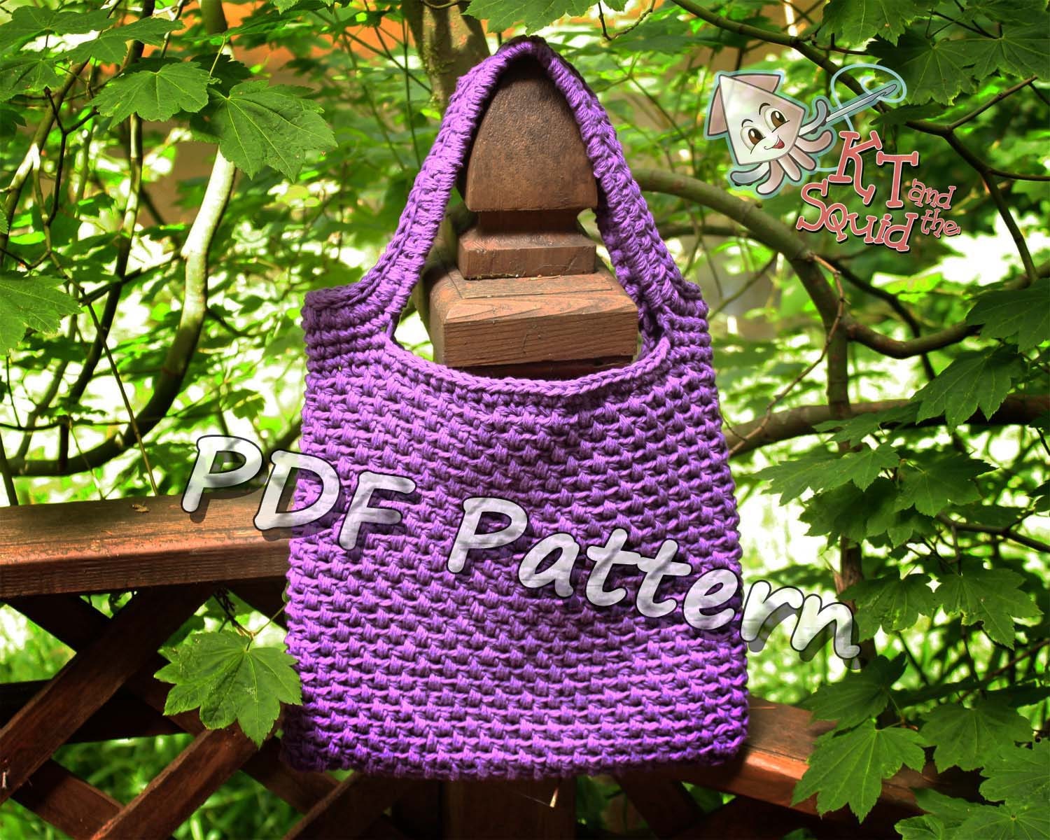 Crochet bag pattern, Crochet tote pattern, purse pattern, textured tote patern, permission to ...