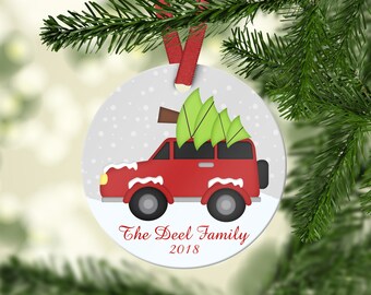 Personalized Family Christmas Ornament, Personalized Christmas Ornament, Family Christmas Gift, Stocking Stuffer