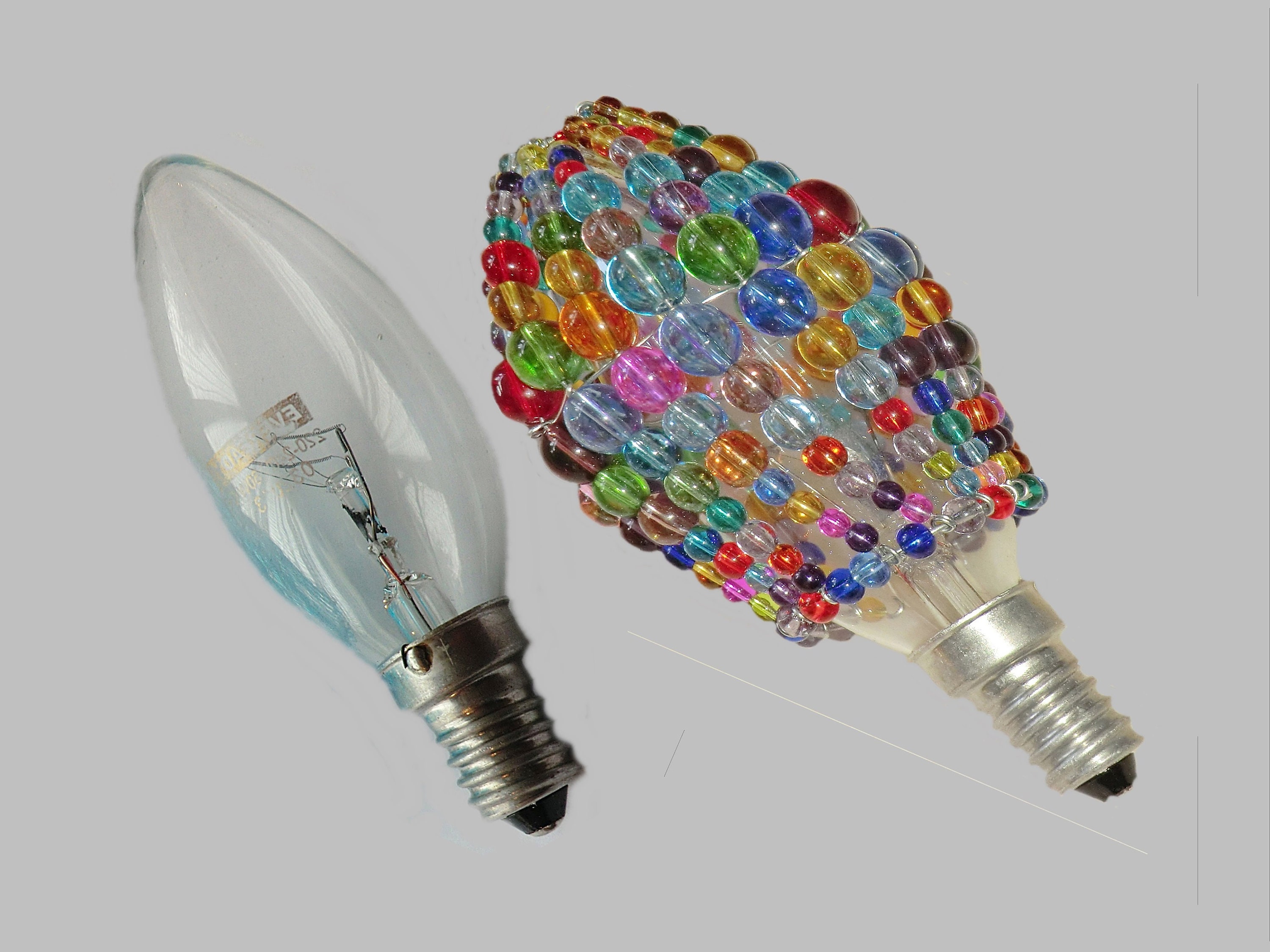 Crystal Chandelier Inspired Glass Bead Light Bulb Candle Bulb Cover ... Crystal Chandelier Inspired Glass Bead Light Bulb Candle Bulb Cover ...