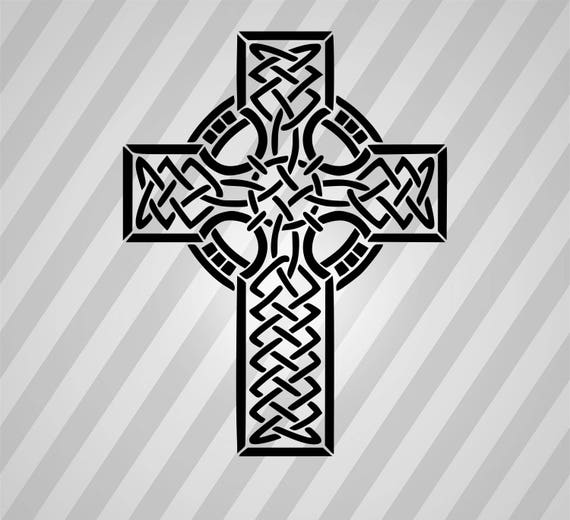 Download Celtic Cross 4 Optimized Svg Dxf Eps Silhouette Rld RDWorks